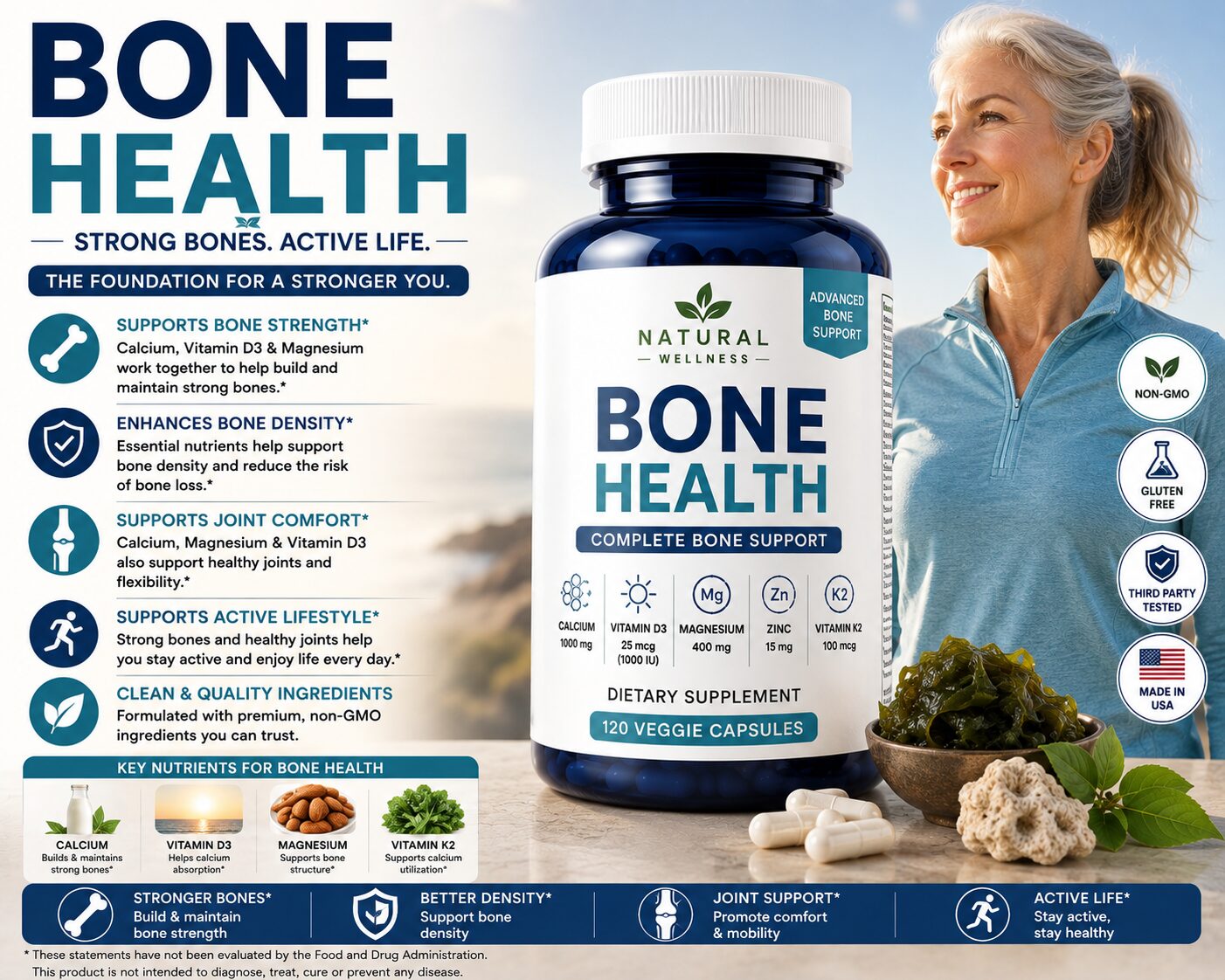 Bone health supplements