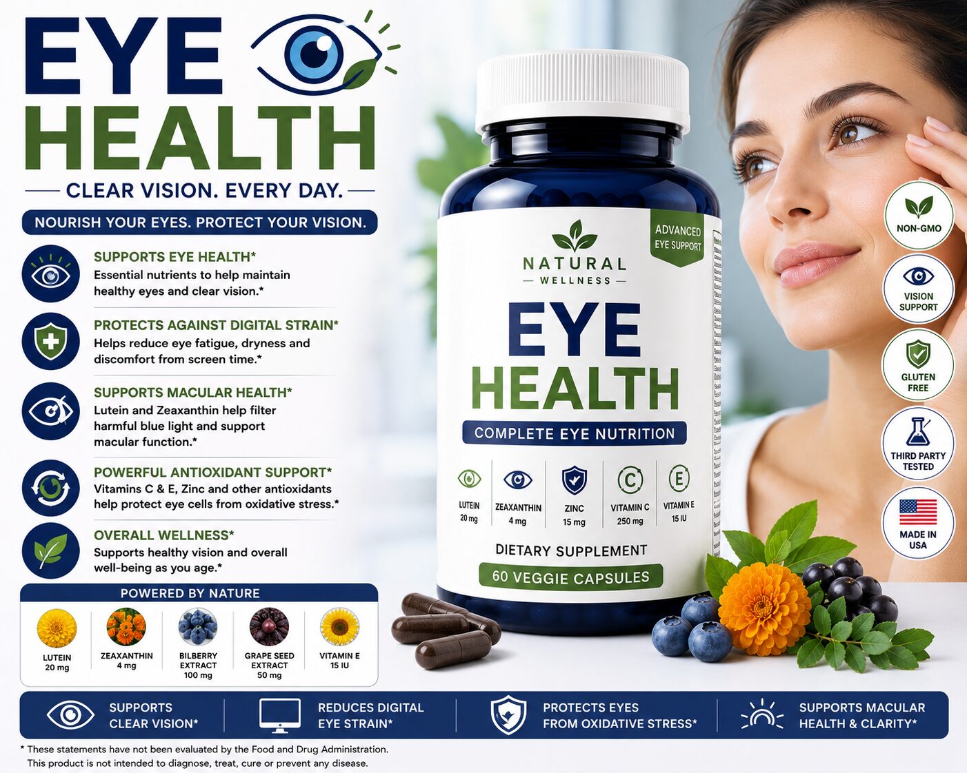 Eye health supplements