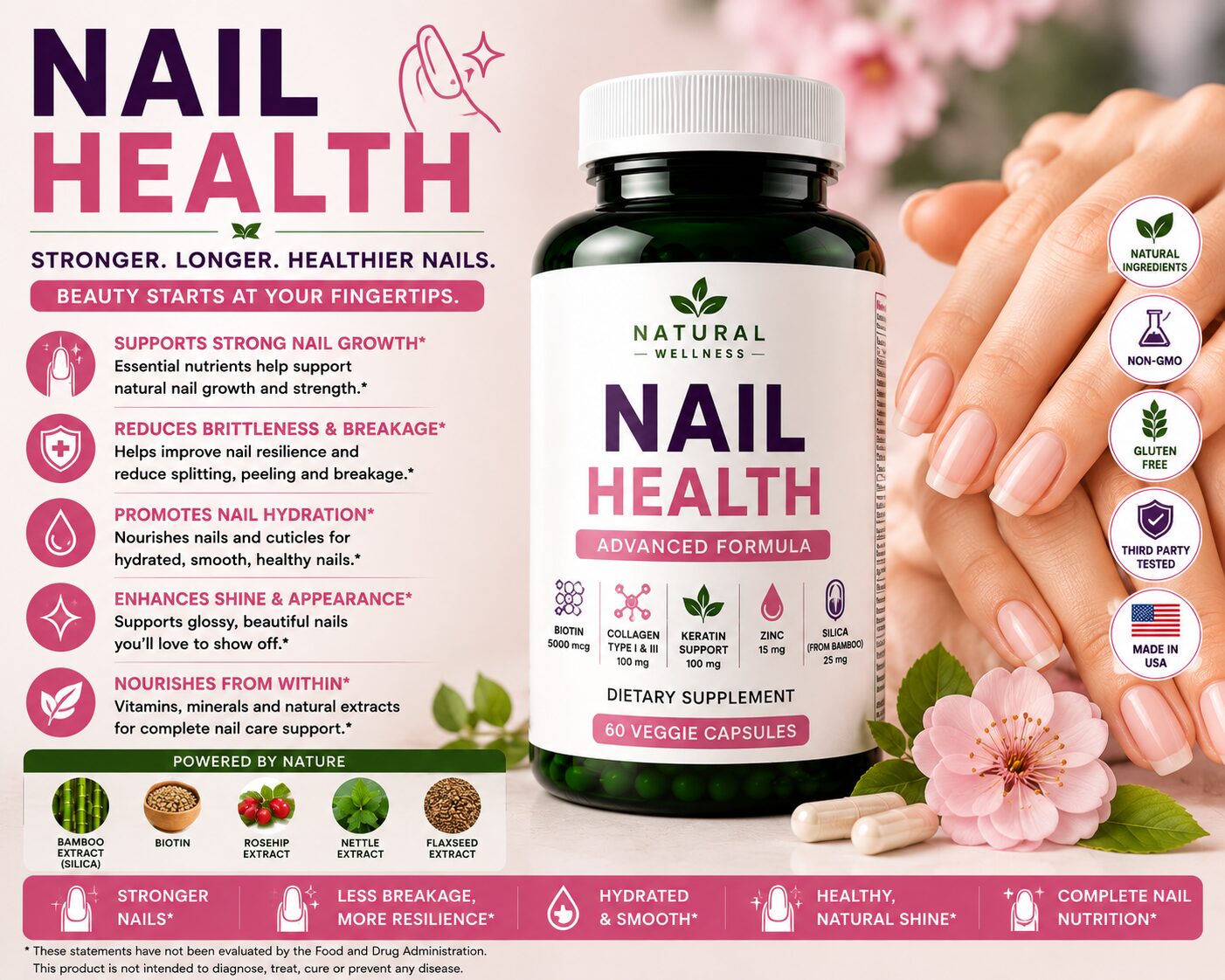 Nail health supplements
