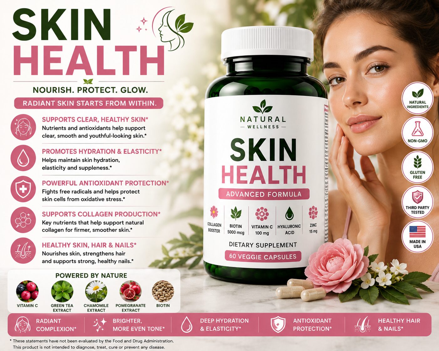Skin health supplements