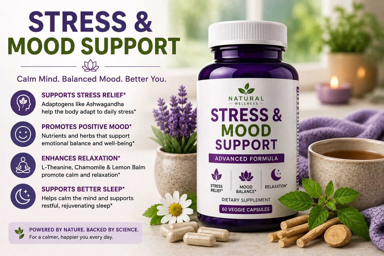 Stress and mood supplements