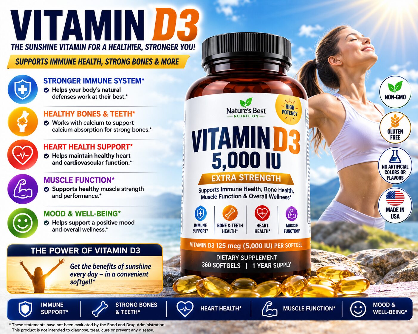 Vitamin D supplements