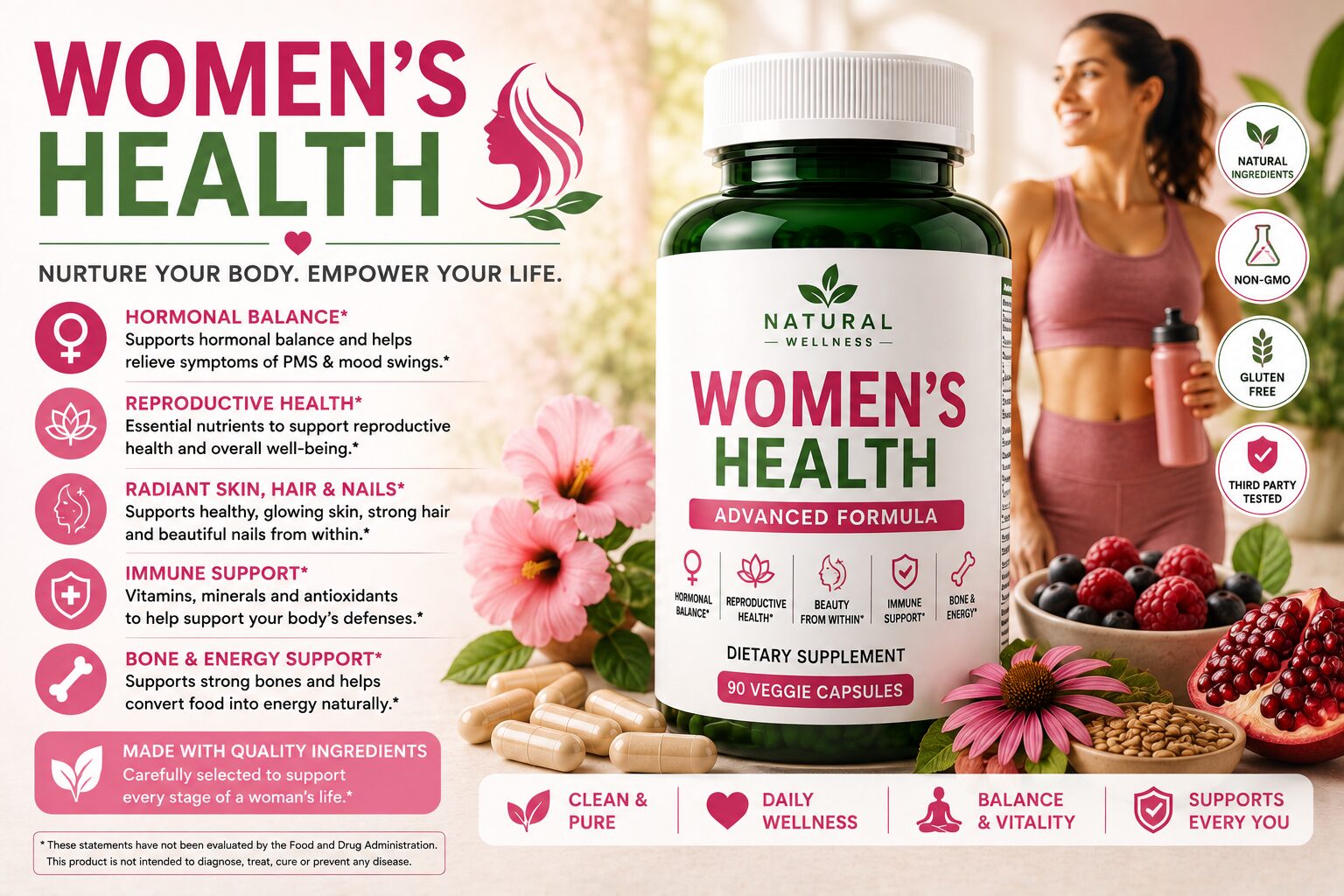 Women's health supplements